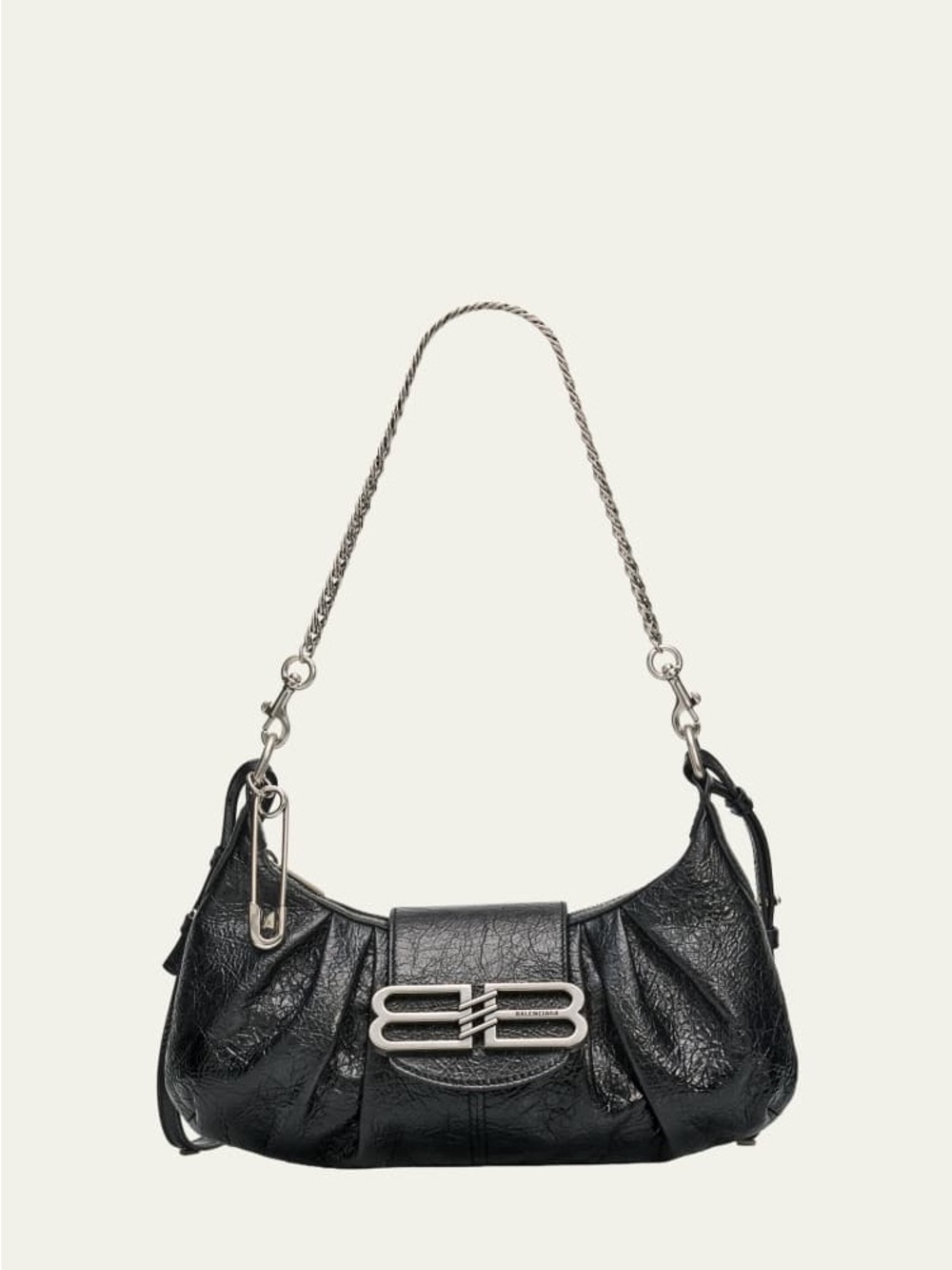 Balenciaga Black Pamela BB Chain Shoulder Bag